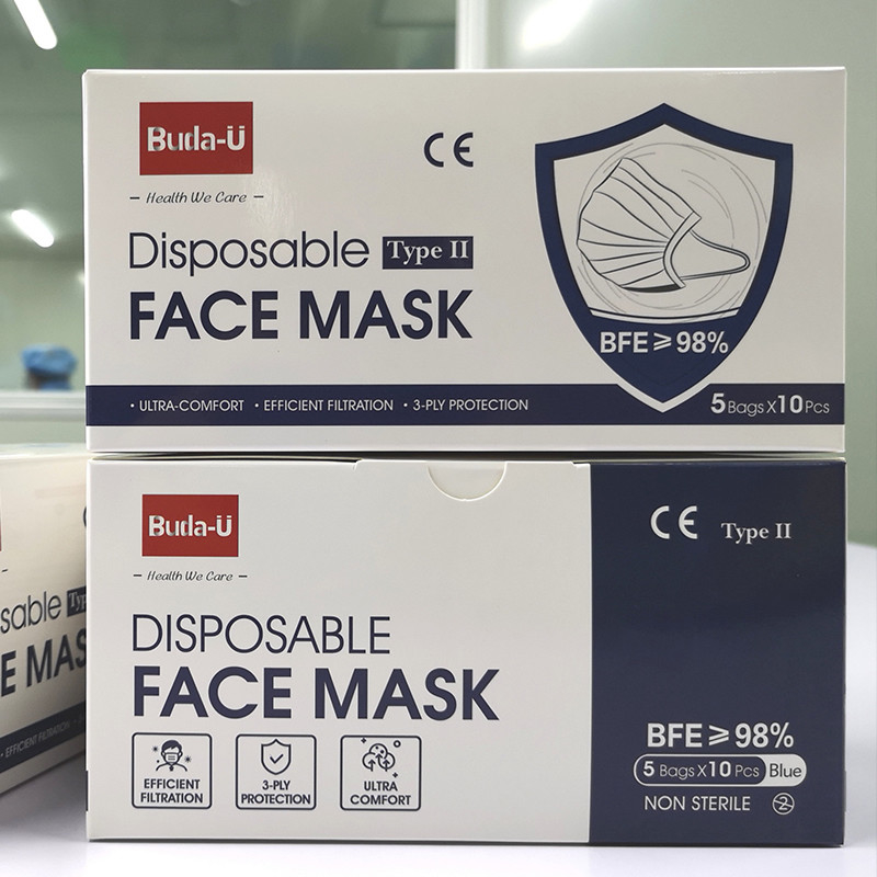 Máscara protectora médica para Covid, máscara protectora de 3 capas de la contaminación atmosférica